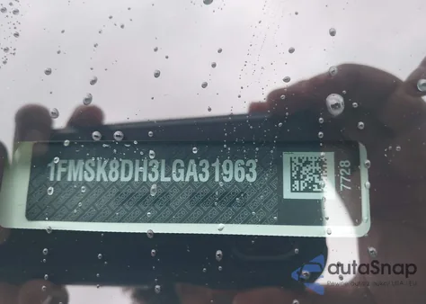 2020 Ford Explorer Xlt from USA, damaged, VIN 1FMSK8DH3LGA31963